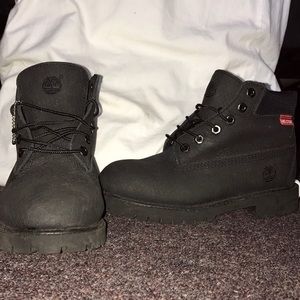 Black timberland Helcore boots new